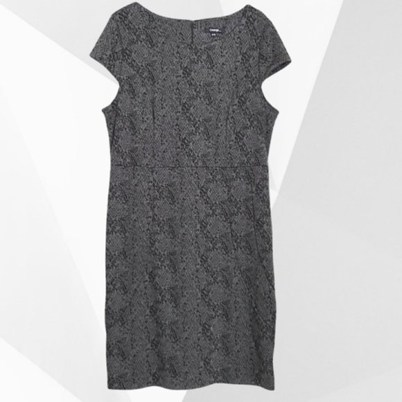 George Grey Print Sleeveless Dress - Picture 1 of 14